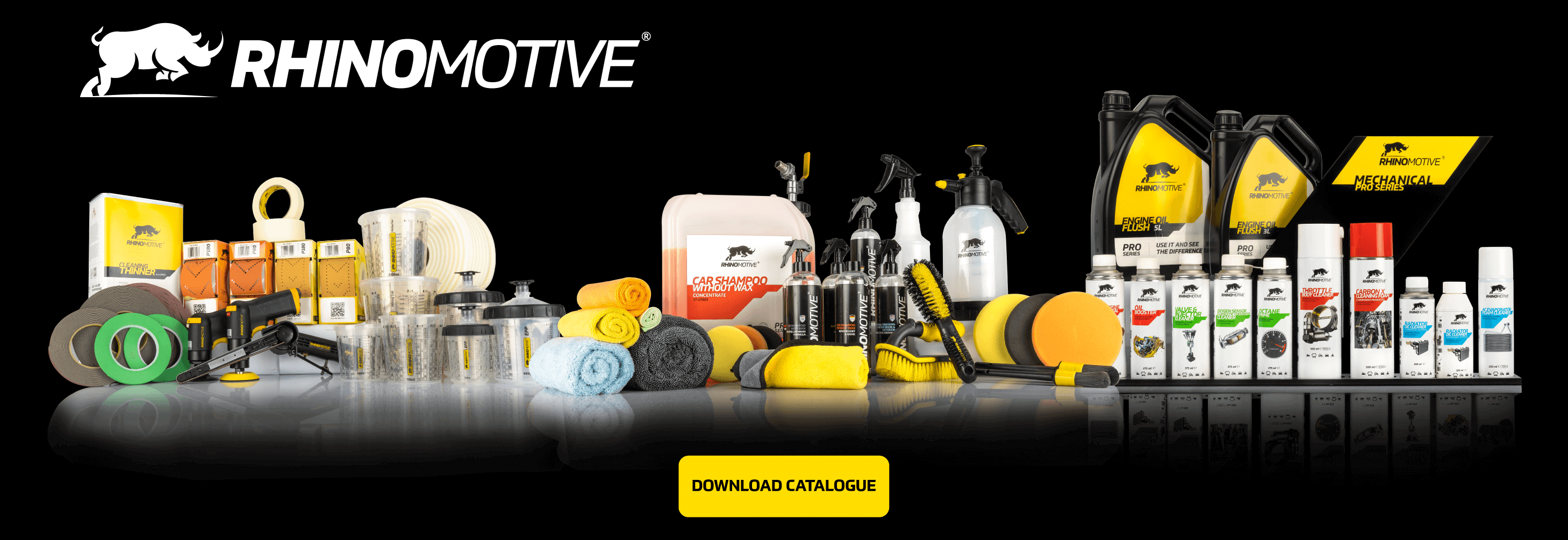 Rhinomotive product range — download catalogue